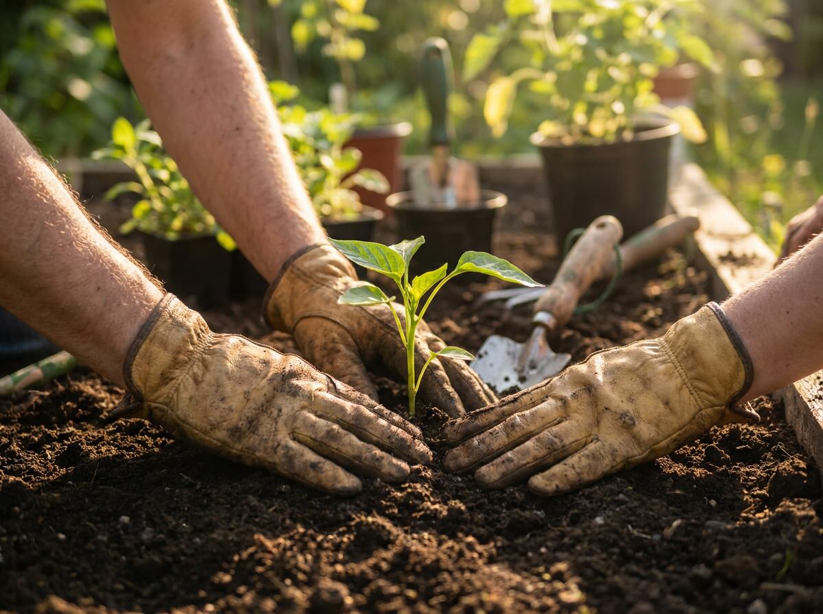 Handwerkliche Gartenarbeit