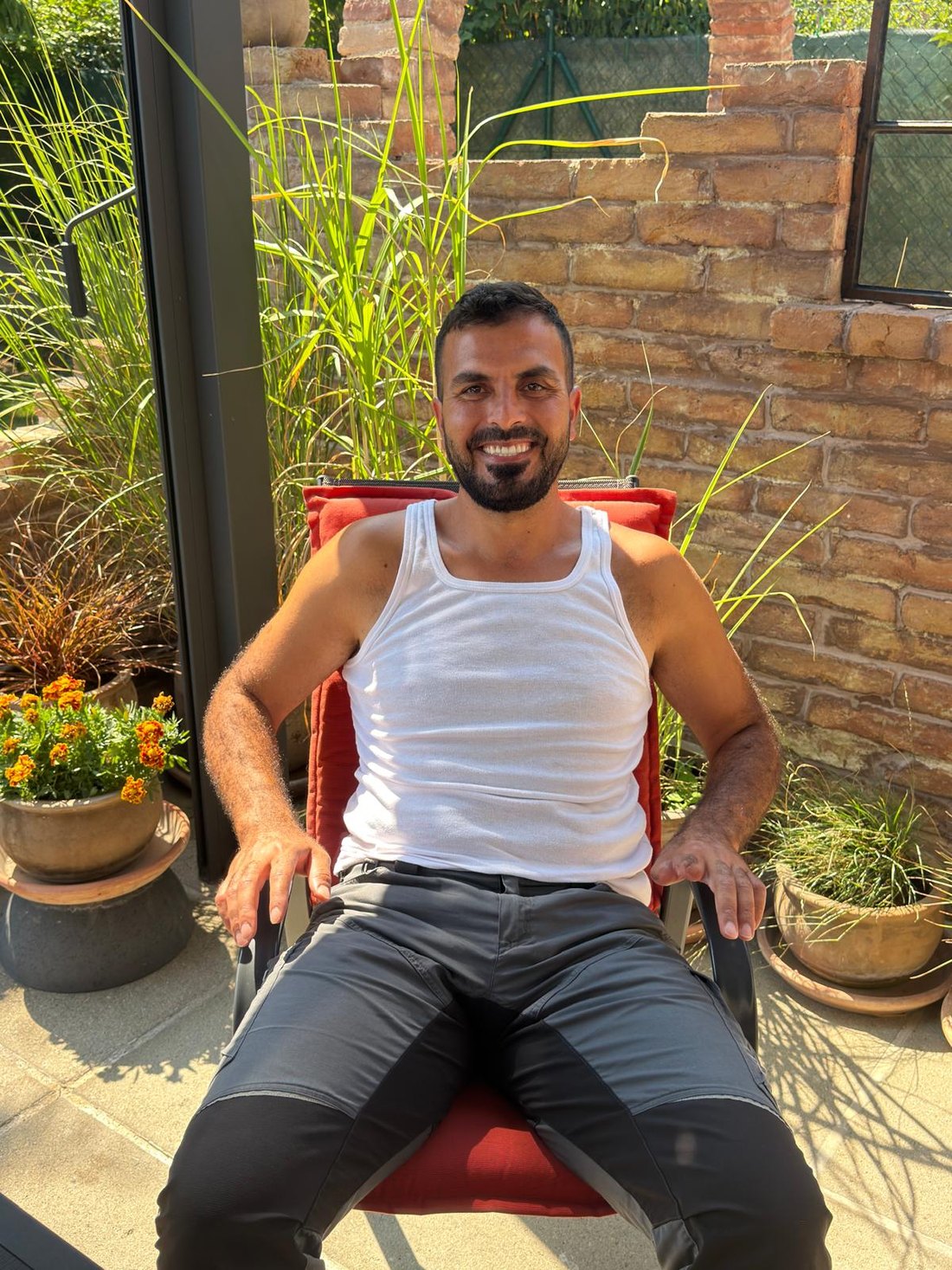 Yaser Alhamad, Inhaber von Yasers Gartenservice